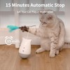 DOEL Cat Toys Interactive for Indoor, Rechargeable Automatic Rotating Feather