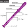 Jasenna Soprano Recorder, Elementary School Student, Beginner, 8 Hole C
