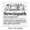 Sewing Room Decor Sewciopath Definition Wood Sign, Sewing Gifts