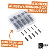Zite Fishing Clamp Sleeve Assortment 10 Sizes 150 Pieces Black