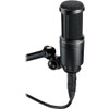 Audio-Technica AT2020 Cardioid Condenser Microphone Bundle with Pop Filter +