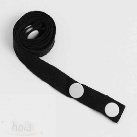 Hoyi Button Mask Strap - Black, Recommended Mask Necklace Mask Strap Necklace 4ea