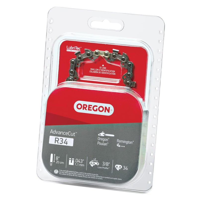 Oregon R34 AdvanceCut Replacement Chainsaw and Pole Saw Chain, for
