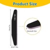 10 PCS Nail Files Set, 100/180 Grit Double-Sided Black Emery