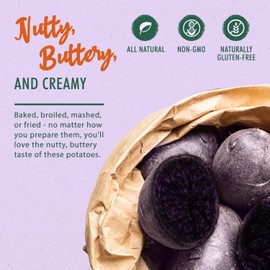 Melissa's Dutch Blue Potatoes, 3lbs (2x 1.5lb bags)