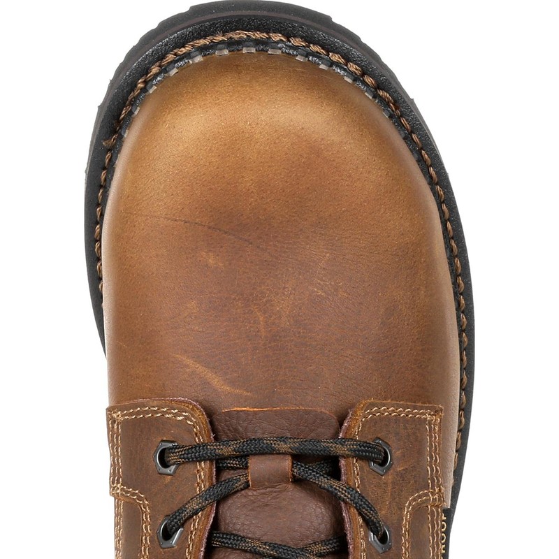 Georgia Boot Mens Giant Revamp Brn 6" Work, Brown, 9