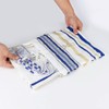 BRTAGG Tallit Prayer Shawl English/Hebrew with Matching Bag (180 x