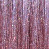 40" Fairy Hair Tinsel 100 Strands (Sparkle Mauve Mist)