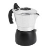 Moka Pot with Double Valve 150ML octagonal Aluminum Moka Stovetop