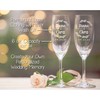 Personalize It Engraved Champagne Glasses Set of 2- Customize with