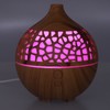 180ml Wood Grain Air Humidifier USB Charging Colorful Lights Air