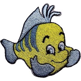 Flounder The Little Mermaid Flounder Embroidered Patch