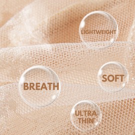 Seamless No Show Socks Ultra Thin Liner Socks for Women Lightweight Flat Boat Line Cotton Footies 3Pairs-BlackWhiteBeige, 3beige, 6-8