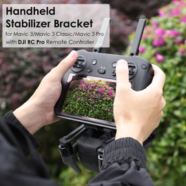 XINANEE Handheld Gimbal Bracket Camera Stabilizer for DJI Mavic 3 Mavic 3 Classic Mavic 3 Pro Drone with DJI RC Pro Controller, Upgraded Parts, Handheld Shooting Stabilizer (Works for DJI RC Pro Only)