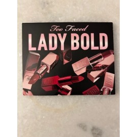 Too Faced Lady Bold Lipstick Sample Card 4 Shades 12HR Wear NEW SEALED
