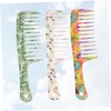Baluue 3pcs Hair Combs Wide Tooth Scalp Comb for Men