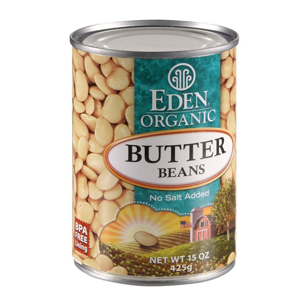 Eden Foods Organic Butter Bean, 15 Ounce - 12 per case.
