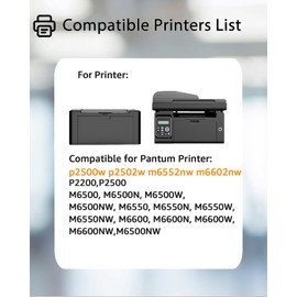 greencycle PB-211 Replacement Compatible for Pantum PB211 PB-211E PB211EV Black Toner Cartridge use for P2500W P2200 M6500NW M6550NW M6600NW P2502W M6552NW M6602NW Printer Ink Cartridge (1PCS)