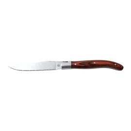 LAGUIOLE 6 Steakmesser LAGUIOLE L´ECLAIR NEU+OVP in der Holz-Schatulle, Dunkelbraun