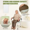 Gwremzlox Shower Seat Cushion,Thickened Shower Chair Cushion 4D Air Fiber