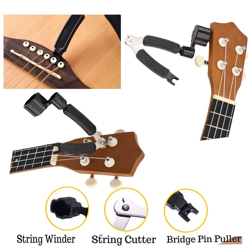 Guitar Maintenance Tool Kit Hex Wrench File Screwdriver Ruler String