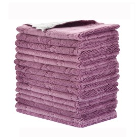 OstWony Reusable Cleaning Cloths 11PCS, Kitchen Towel Dish Towels, 10" x 6", Rags, Super Absorbent Microfiber Cleaning Towels for Furniture, Car, Tea, Bowl