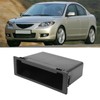 Car Stereo Radio Storage Box Black Large Storage Space Dash