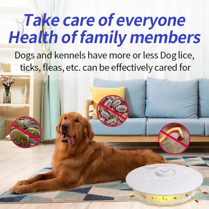 Flea Capture Trap Light Bulbs with 5 Sticky Pads Flea