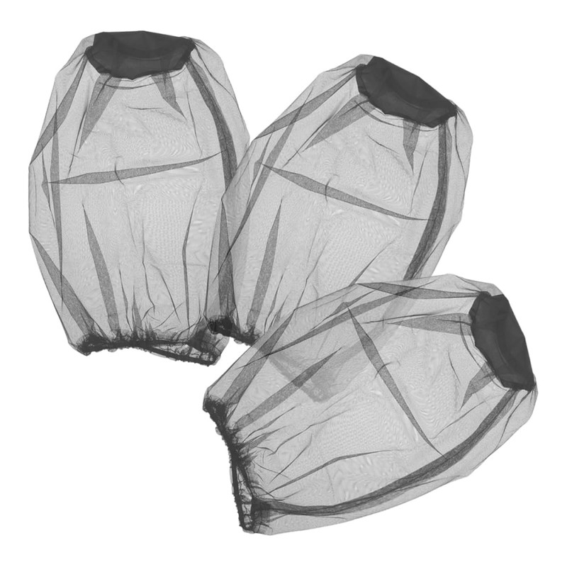 Sosoport 4sets Mesh Net Headwear for Outdoor Portable Bug Netting