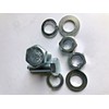 Seat Belt Bolt and Nut Fastener Kit, High Tensile (Grade