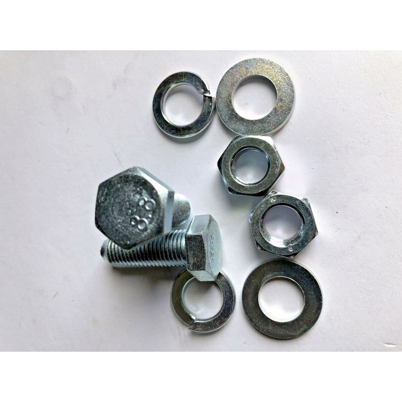 Seat Belt Bolt and Nut Fastener Kit, High Tensile (Grade