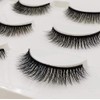 3 Pairs 3D Mink Eyelashes Makeup Natural False Eyelashes Long