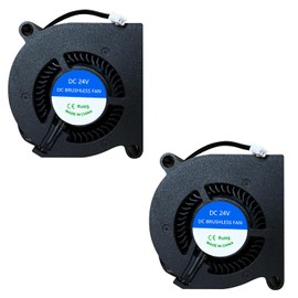 HzdaDeve 2PK Kobra S1 Hotend Fan 5020 Dual Ball Bearing Blower Fan 50x50x20mm DC 24V Axial Cooling Fan Extruder Hotend Heat Sink Fan for Anycubic Kobra S1 Combo 3D Printer Accessories