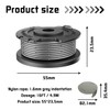 XIJIANG 3 Pieces Grass Trimmer Thread Spool, Φ1.65 mm 4.9