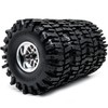 HOBBYSOUL 5.9'' Tall Mud Slingers XL RC 2.2 beadlock Wheels
