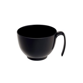 petit aide bowl with handle, black, HS-N37