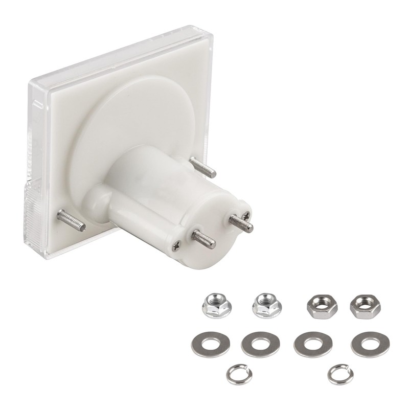 Heschen 85C1-3A Rectangle Panel Mounted Current Meter Ammeter Tester, DC