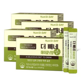 Nutri D Day The Peane Hazelnut Flavor, 99g, 4 pieces / 뉴트리디데이 더빼네 헤이즐넛향, 99g, 4개