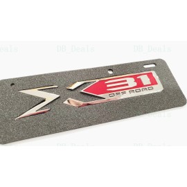 GMC 1PC Chrome red X 31 X31 OFF ROAD Bed Emblem 2019-2023 GMC Sierra OEM GEN