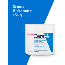 CeraVe Crema Hidratante Piel Seca a muy Seca  Piel Hidratada hasta por 48 Horas  Con 3 Ceramidas Esenciales  Contiene cido Hialurnico  Desarrollada...