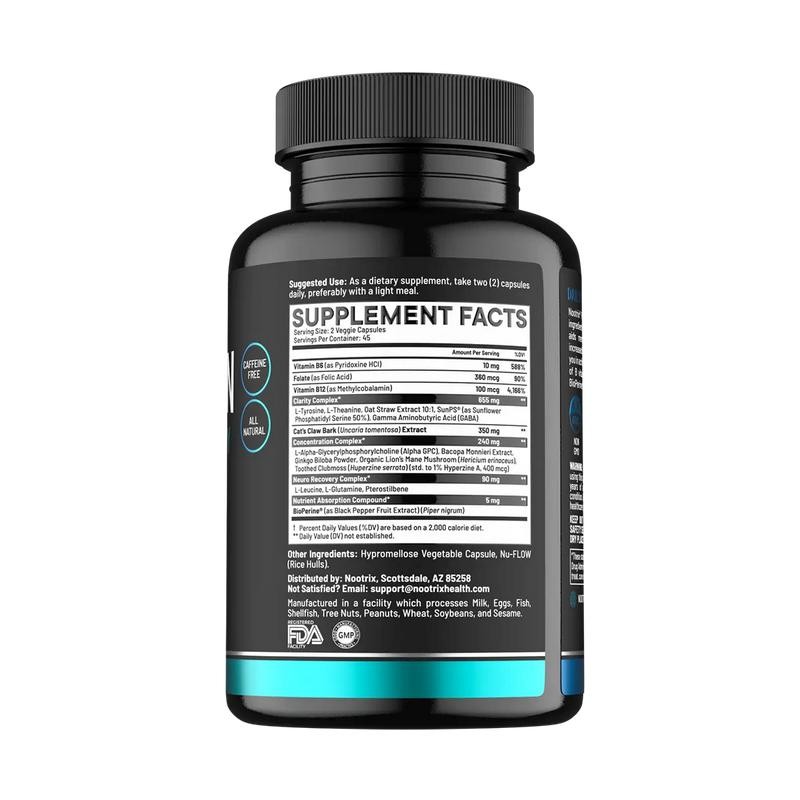 Nootrix Prime Brain - Size: 180-Day Supply