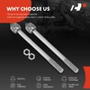 A-Premium 2 x Front Inner Tie Rod Ends, Compatible with
