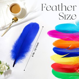 PMYUMAO 300pcs- Purple Feathers for Crafting,5-7inch Bulk Natural Feathers for Kindergarten Kids DIY Crafts,Costume Decorations,Wedding Home Party Decorations,Dream Catcher Supplies.(Purple)