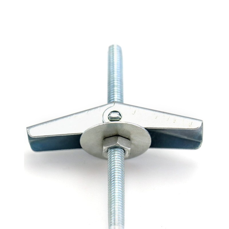 QWORK Ceiling Hooks, 12 Packs 3-9/16" Spring Toggle Wing Bolts