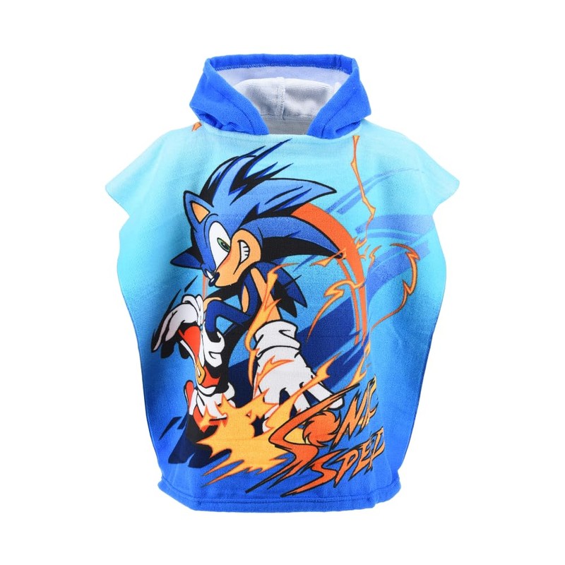 CARTOON Beach Poncho Bathrobe for Children Size 55 x 110