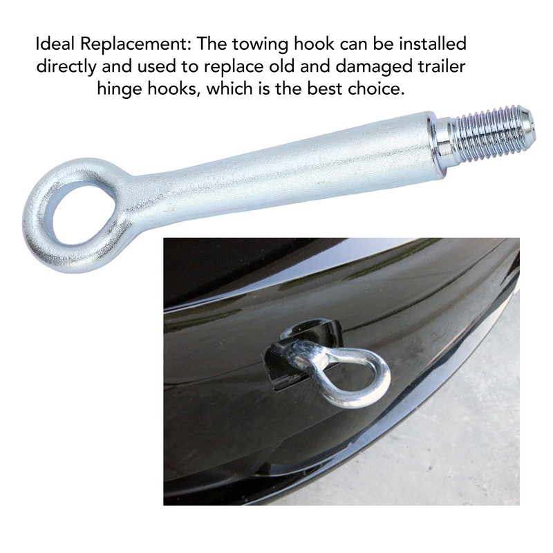 Tow Hook KD5350EJ1B Forged Steel Front Bumper Towing Hitch Replacement