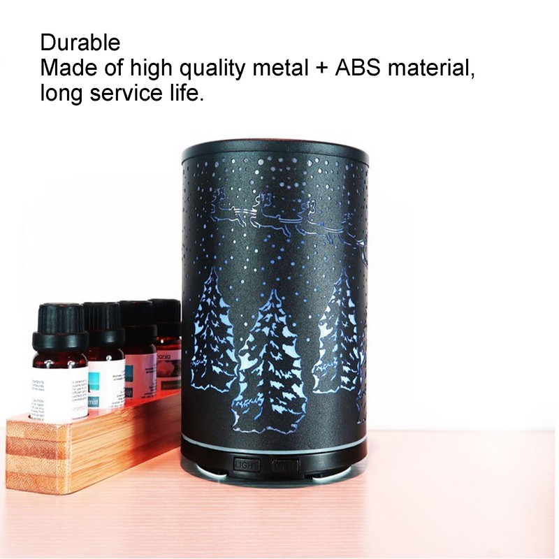 100ml Automatic Aroma Diffuser Christmas Tree Pattern Essential Oil Column