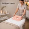 Massage Headrest Pad with Face Berth Hole for Professional Spa