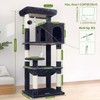 Globlazer Cat Tree Tower with Scratching Post for Indoor Cats,