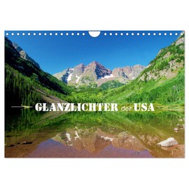 Glanzlichter der USA (Wandkalender 2026 DIN A4 quer), CALVENDO Monatskalender